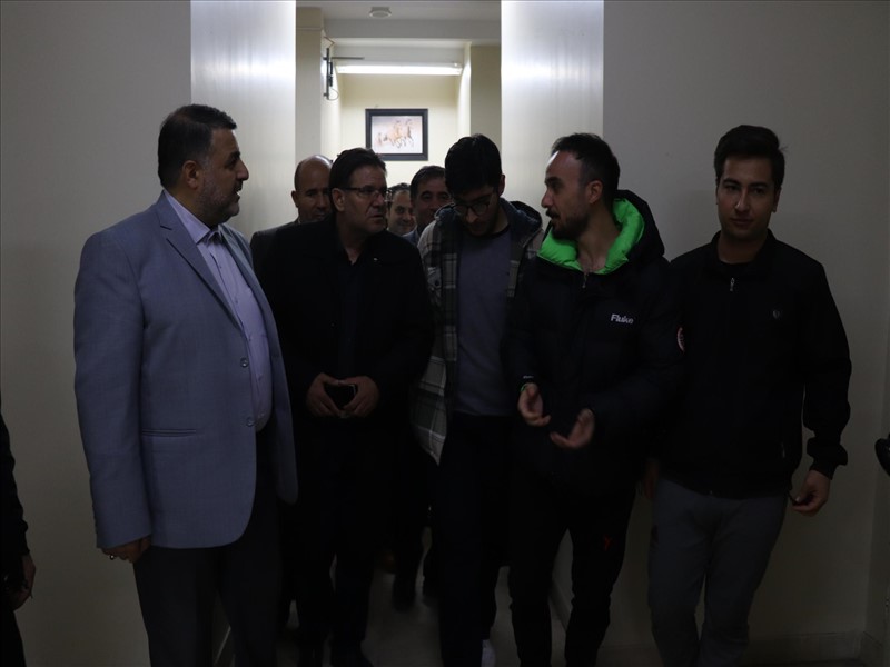 بازدید رئیس دانشگاه علوم پزشکی تبریز از خوابگاه های علوم پزشکی تبریز 