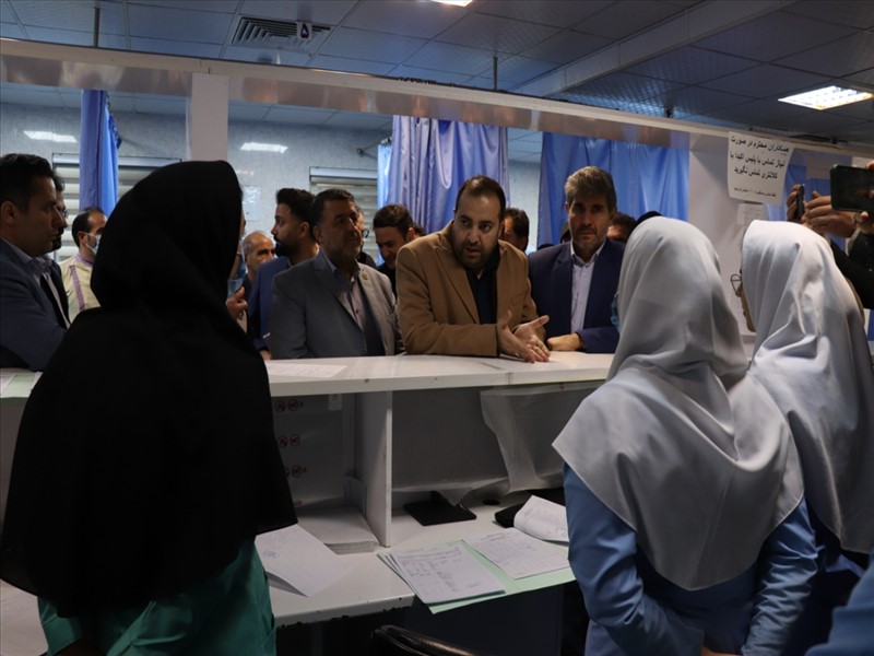بازدید معاون پارلمانی وزیر بهداشت 