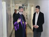 عیادت اسقف اعظم خلیفه گری ارامنه آذربایجان از بیماران بستری در بیمارستان رازی تبریز