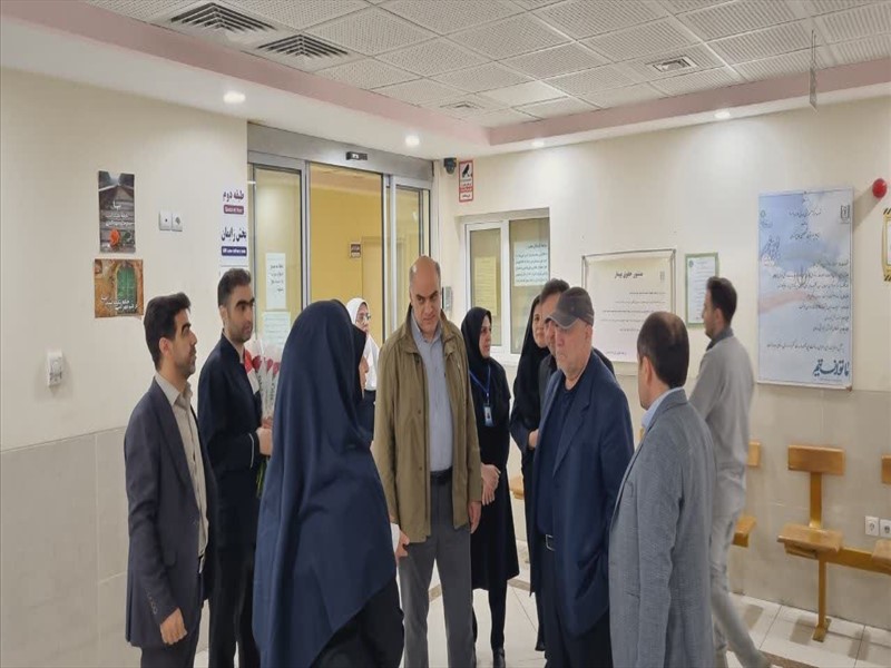 بازدید سرپرست دانشگاه علوم پزشکی تبریز از مرکز آموزشی درمانی الزهرا (س) و بیمارستان بهبود