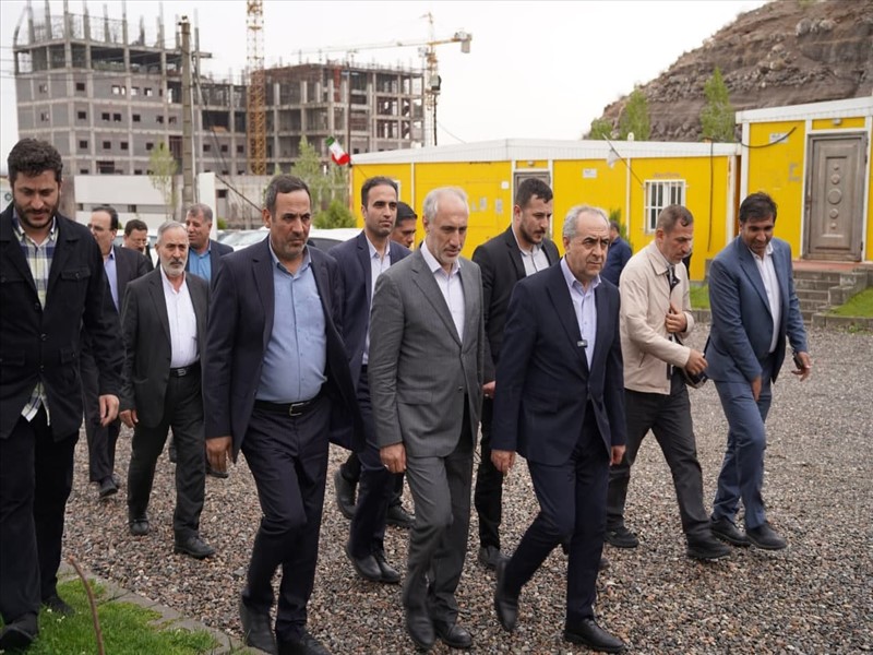بازدید از پروژه بیمارستان ۱۵۰۰ تختخوابی تبریز