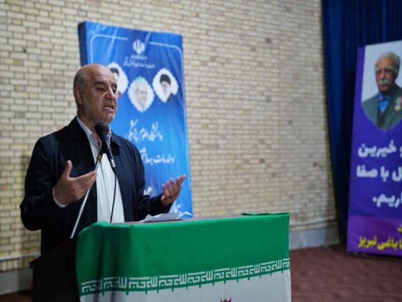 آیین تکریم و معارفه رئیس بیمارستان و مجتمع درمانی باباباغی تبریز