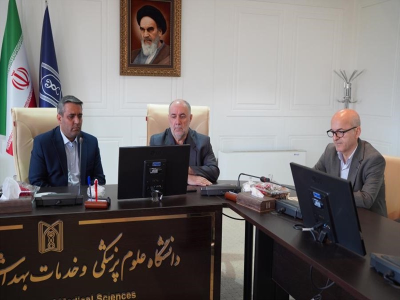 مراسم معارفه مدیر روابط عمومی دانشگاه علوم پزشکی تبریز 1404/05/05