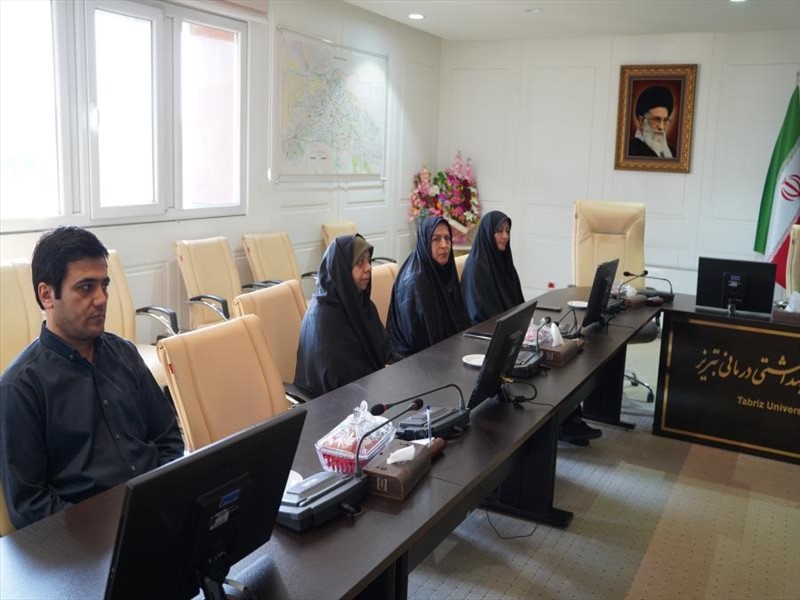 مراسم معارفه مدیر روابط عمومی دانشگاه علوم پزشکی تبریز 1404/05/05