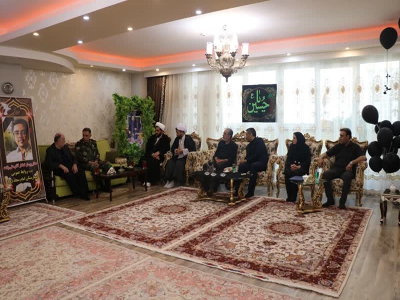 دیدار رئیس دانشگاه علوم پزشکی تبریز با خانواده پرستار فقید علی زاهد