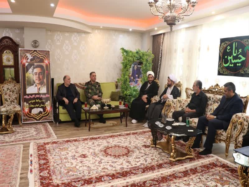 دیدار رئیس دانشگاه علوم پزشکی تبریز با خانواده پرستار فقید علی زاهد