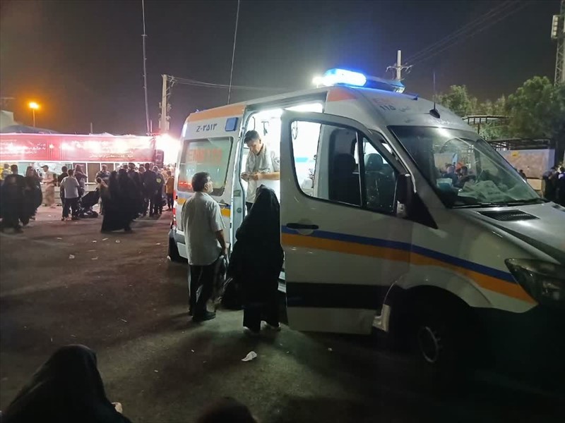 ارائه خدمات اورژانس دانشگاه علوم پزشکی تبریز به 656 نفر از زائرین اربعین حسینی