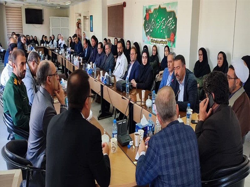 مراسم تکریم و معارفه مدیر شبکه بهداشت و درمان شهرستان بستان آباد