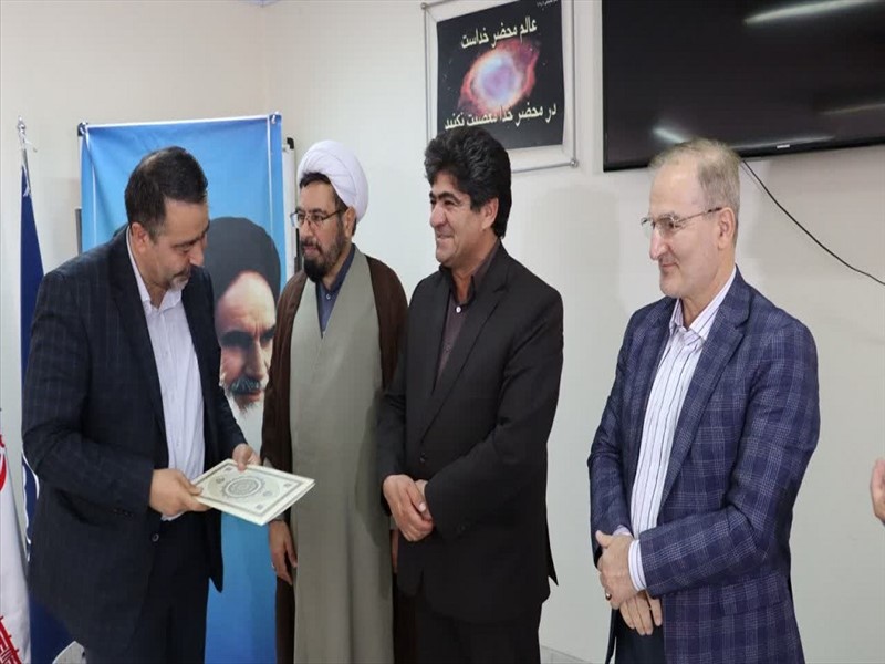 مراسم تکریم و معارفه مدیر شبکه بهداشت و درمان شهرستان بستان آباد
