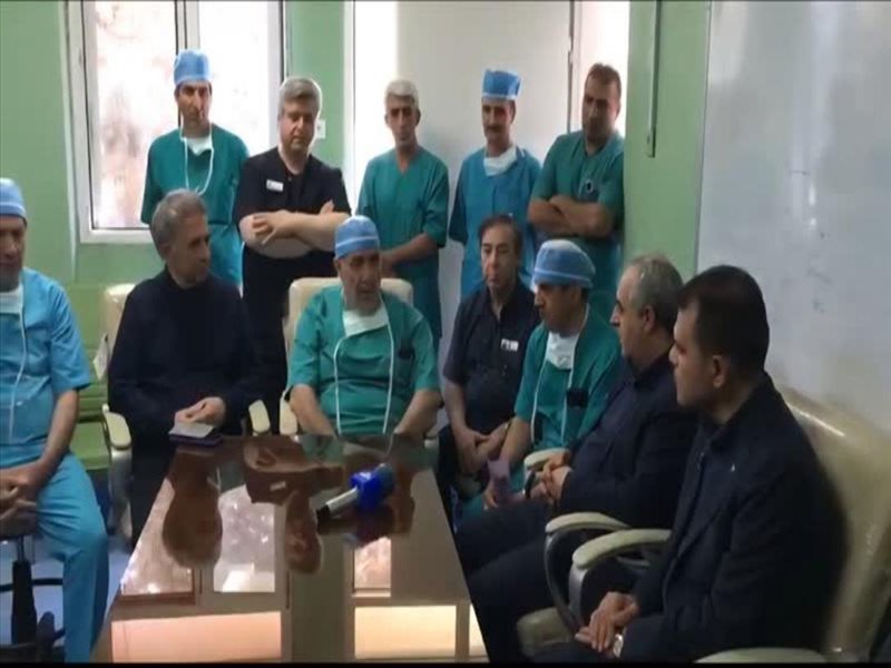 بازدید معاون علمی،‌ فناوری و اقتصاد دانش بنیان ریاست جمهوری از مرکز آموزشی درمانی شهید مدنی تبریز