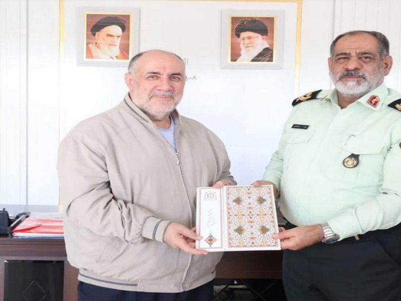 دیدار رئیس دانشگاه علوم پزشکی تبریز با فرمانده نیروی انتظامی آذربایجان‌شرقی