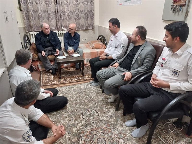 بازدید رئیس دانشگاه علوم پزشکی تبریز از پایگاه‌های اورژانس به مناسبت 'گرامیداشت روز اورژانس