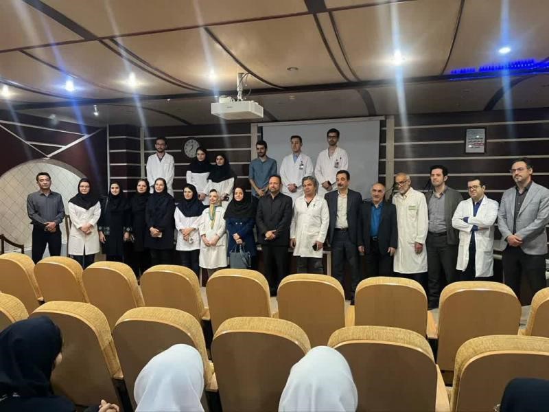 مراسم تکریم و معارفه رئیس مرکز آموزشی و درمانی نیکوکاری 