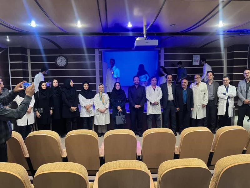 مراسم تکریم و معارفه رئیس مرکز آموزشی و درمانی نیکوکاری 