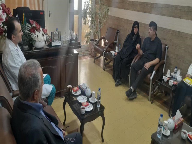 دیدار مسئولان بیمارستان سینا تبریز با با مقامات شورای شهر 