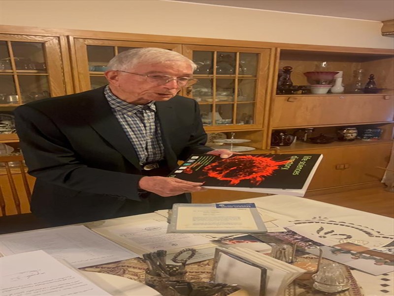 دیدار رئیس دانشگاه علوم پزشکی تبریز با استاد برجسته بازنشسته، دکتر سید مهدی اخوان چرندابی