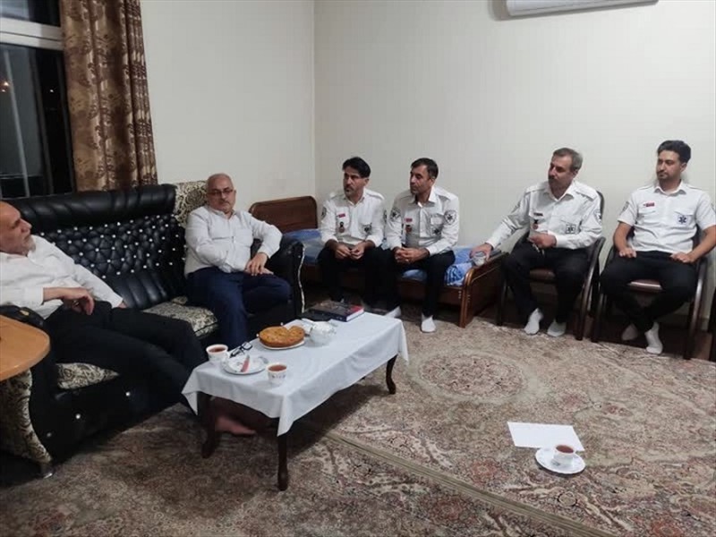 حضور رئیس سازمان اورژانس کشور در شهرستان شبستر