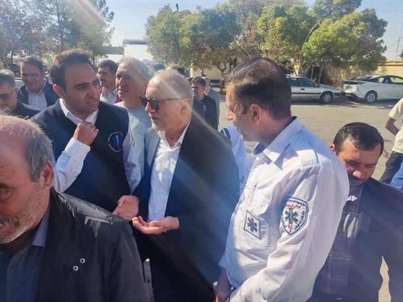 حضور رئیس سازمان اورژانس کشور در شهرستان شبستر