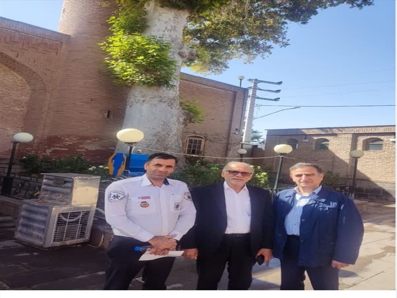 حضور رئیس سازمان اورژانس کشور در شهرستان شبستر