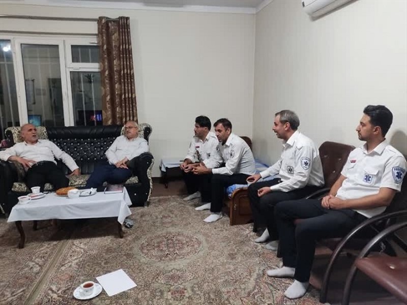 حضور رئیس سازمان اورژانس کشور در شهرستان شبستر