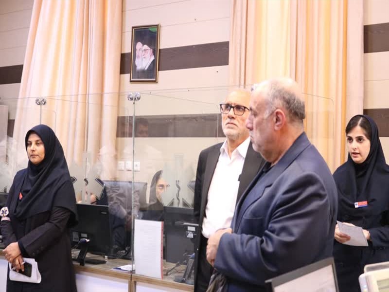 بازدید معاون درمان وزارت بهداشت و رئیس سازمان اورژانس کشور از مرکز فوریت‌های پزشکی تبریز