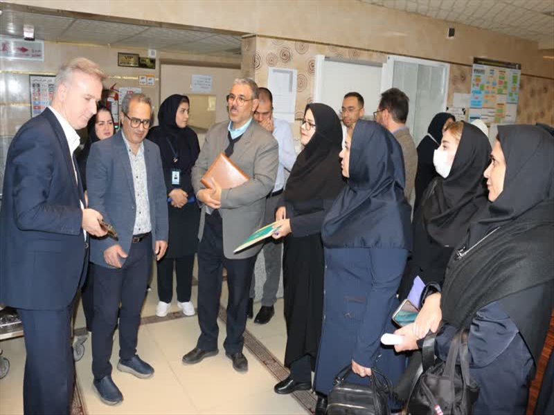 بازدید میدانی و سرزده هیئت نظارتی استانداری از مرکز آموزشی درمانی شهداء تبریز