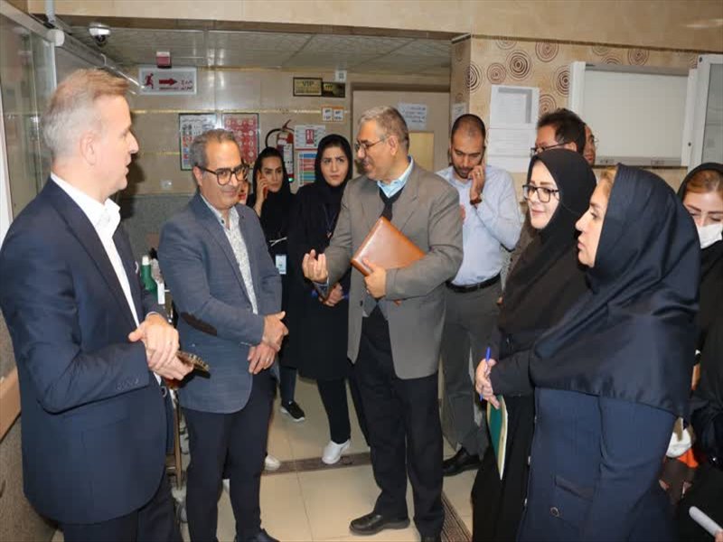 بازدید میدانی و سرزده هیئت نظارتی استانداری از مرکز آموزشی درمانی شهداء تبریز
