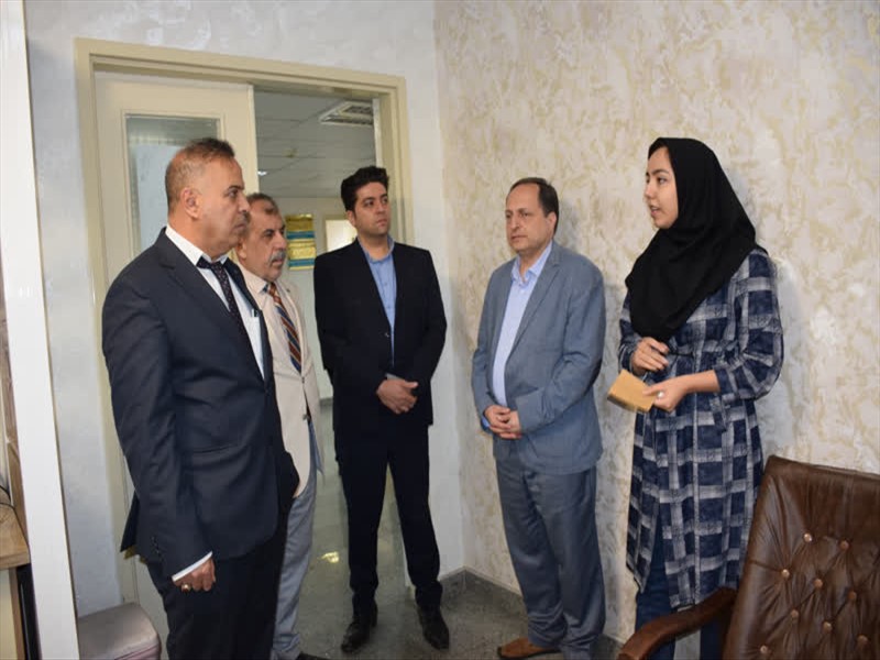 بازدید هیأت دانشگاه المستقبل عراق از مرکز آموزشی درمانی امام رضا(ع) تبریز