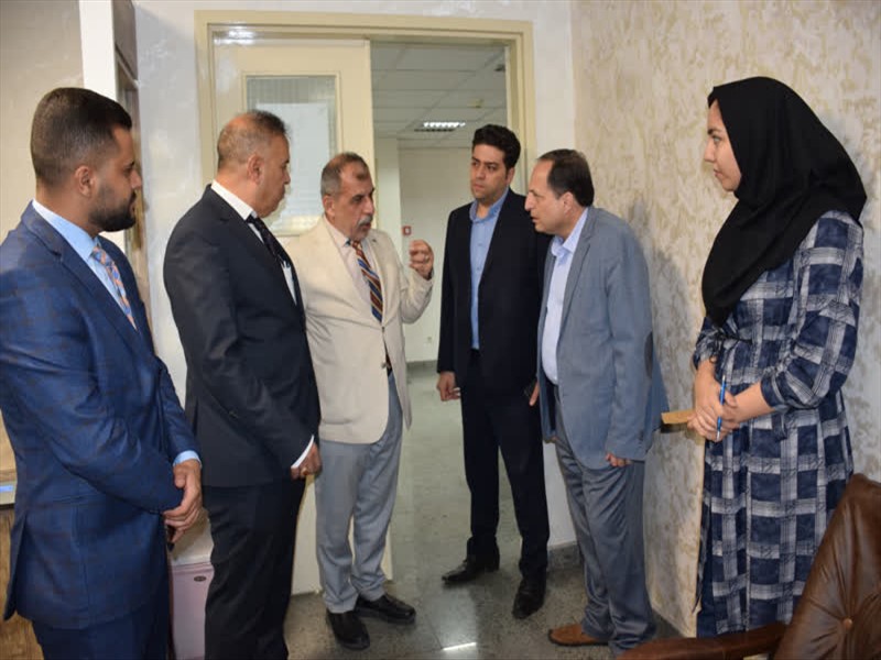 بازدید هیأت دانشگاه المستقبل عراق از مرکز آموزشی درمانی امام رضا(ع) تبریز
