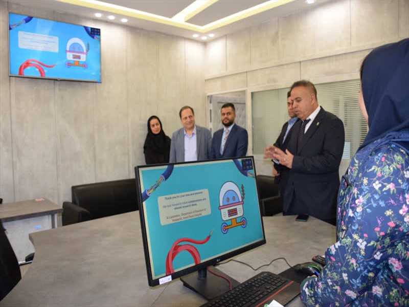 بازدید هیأت دانشگاه المستقبل عراق از مرکز آموزشی درمانی امام رضا(ع) تبریز