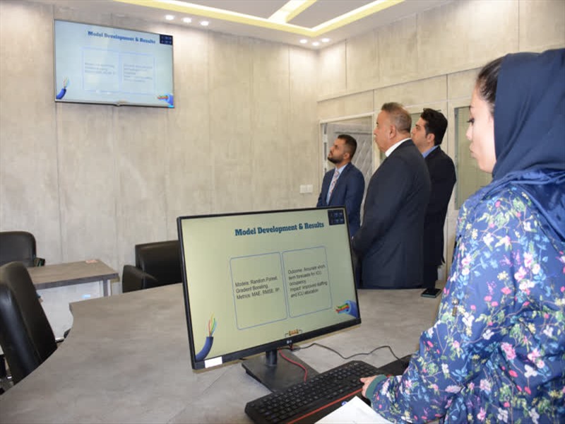 بازدید هیأت دانشگاه المستقبل عراق از مرکز آموزشی درمانی امام رضا(ع) تبریز