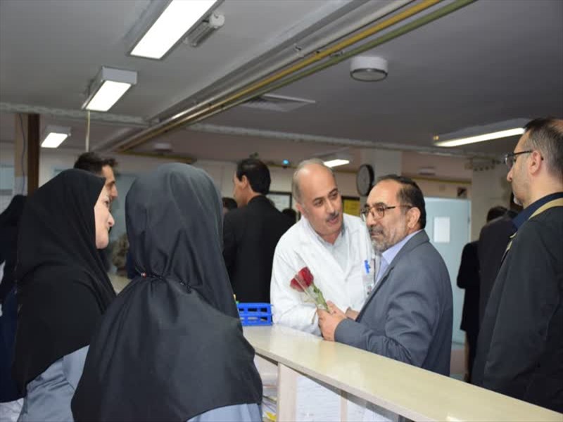 دیدار اعضای شورای کلانشهر تبریز با پرستاران مرکز آموزشی، درمانی امام رضا(ع)