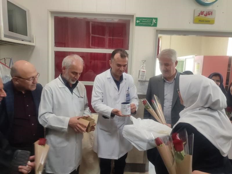 تقدیر فرماندار تبریز از مقام والای جامعه پرستاری در بیمارستان سینا