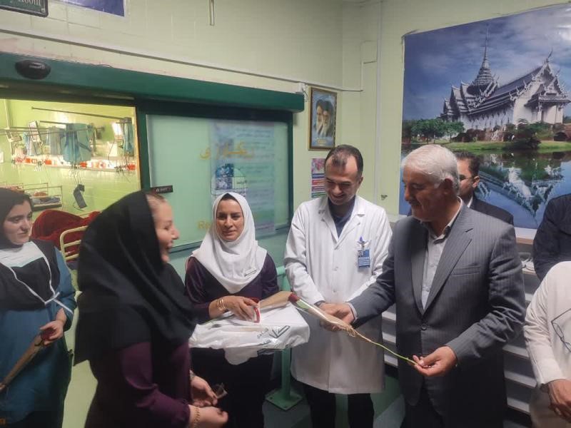 تقدیر فرماندار تبریز از مقام والای جامعه پرستاری در بیمارستان سینا