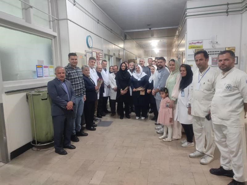 تقدیر فرماندار تبریز از مقام والای جامعه پرستاری در بیمارستان سینا
