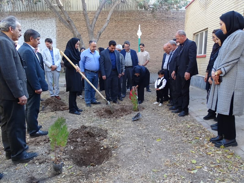 همزمان با روز پرستار، یاد شهدای سلامت با کاشت ۲۰ اصله نهال زنده نگه داشته شد