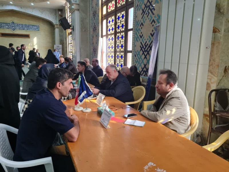 برگزاری میز خدمت دانشگاه علوم پزشکی تبریز در مصلی حضرت امام خمینی(ره)