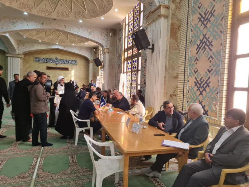 برگزاری میز خدمت دانشگاه علوم پزشکی تبریز در مصلی حضرت امام خمینی(ره)