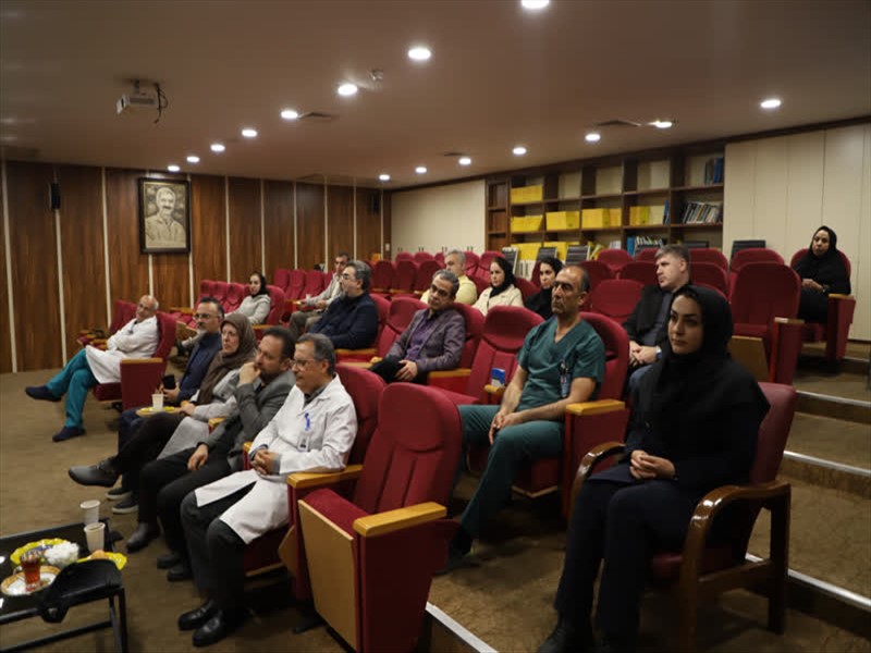 مراسم تکریم و معارفه مدیر گروه طب اورژانس دانشگاه علوم پزشکی تبریز