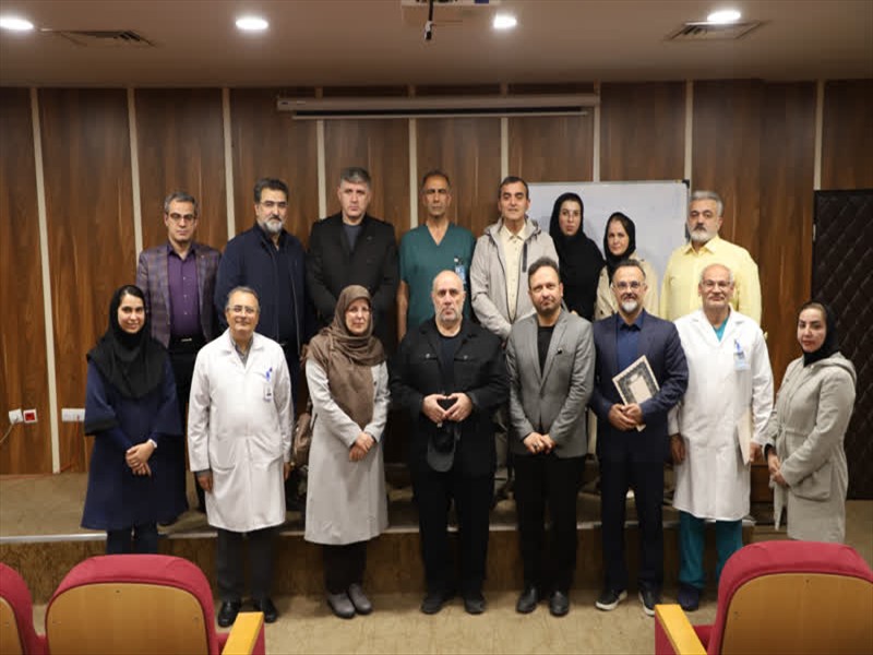 مراسم تکریم و معارفه مدیر گروه طب اورژانس دانشگاه علوم پزشکی تبریز