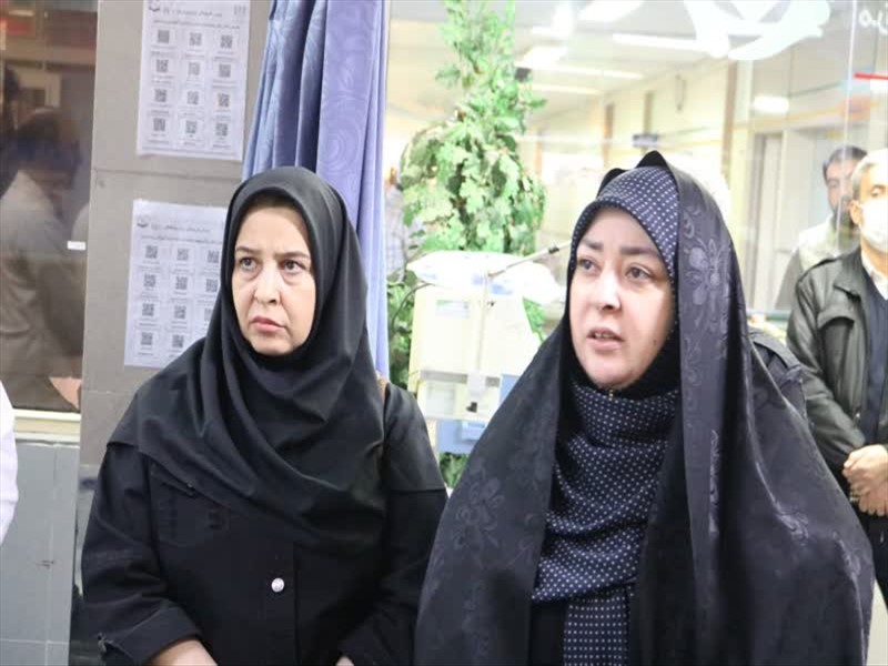 بازدید رئیس اداره اورژانس بیمارستانی مرکز مدیریت بیمارستانی و تعالی خدمات بالینی معاونت درمان وزارت بهداشت، از مرکز آموزشی درمانی شهید مدنی تبریز