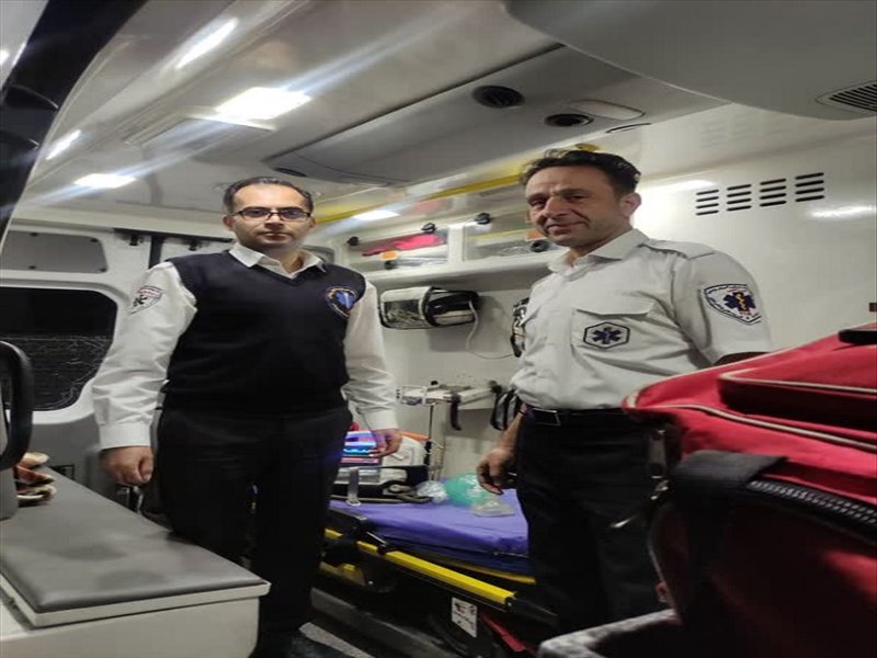 احیاء قلبی موفق بانوی 38 ساله توسط اورژانس