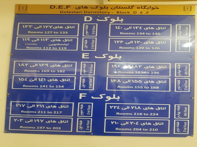 بازدید رئیس دانشگاه علوم پزشکی تبریز از خوابگاه های دخترانه و پسرانه تلاش، بوستان، گلستان و کوثر تبریز