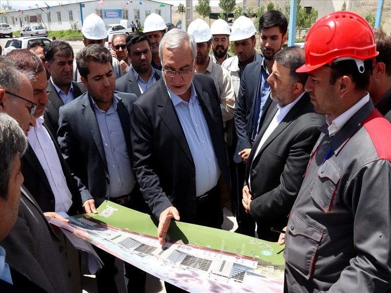 بازدید وزیر بهداشت از پروژه بیمارستان ۱۰۰۰ تختخوابی تبریز