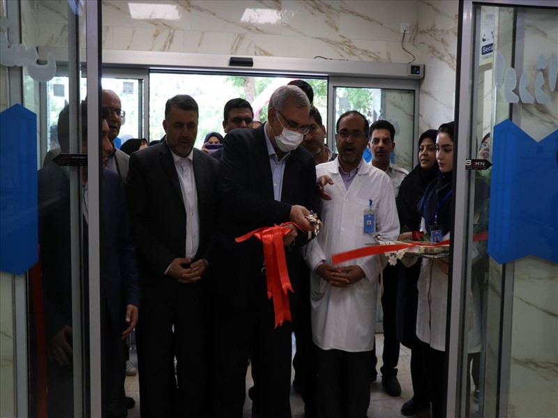 افتتاح طرح توسعه و بهسازی اورژانش بیمارستان طالقانی با حضور وزیر بهداشت
