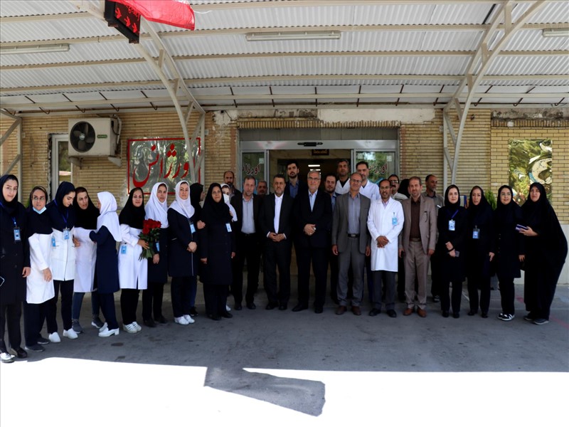 افتتاح طرح توسعه و بهسازی اورژانش بیمارستان طالقانی با حضور وزیر بهداشت