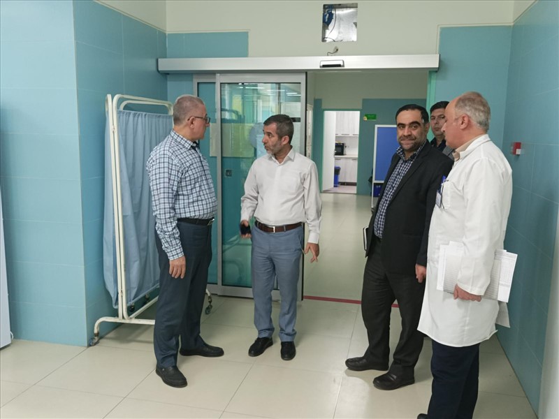 بازدید سرزده رئیس اداره بازرسی دانشگاه علوم پزشکی تبریز از بیمارستان کودکان زهرا مردانی آذر