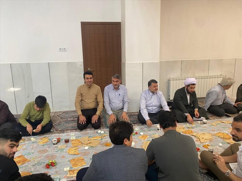 برگزاری مراسم سفره برادری در دانشگاه علوم پزشکی تبریز