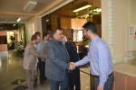بازدید نوروزی رئیس دانشگاه علوم پزشکی تبریز از واحدهای دانشگاه علوم پزشکی تبریز
