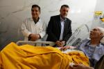 عیادت رئیس دانشگاه علوم پزشکی تبریز از خیر بزرگوار حاج کریم مردانی آذر